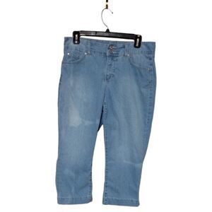 Bandolino Blu Women's Light Blue Missy Sams Capris Jeans Size 8!